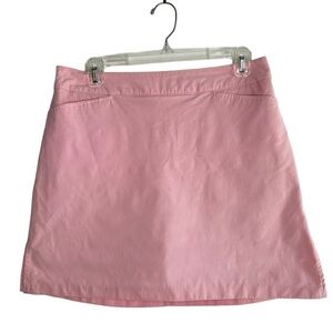 Lady Hagen Women's 17" Pastel Pink Golf Tennis Skort Size 10 Slimming Stretch
